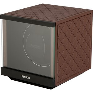 Benson Swiss Series Single 1.20 Dark Brown Leather Uhrenbeweger